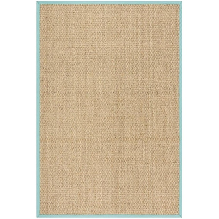 Safavieh 9 x 12 ft. Natural Fiber Rectangle Area Rug Natural & Teal NF114R-9